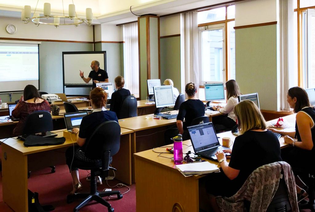 Corporate social media training